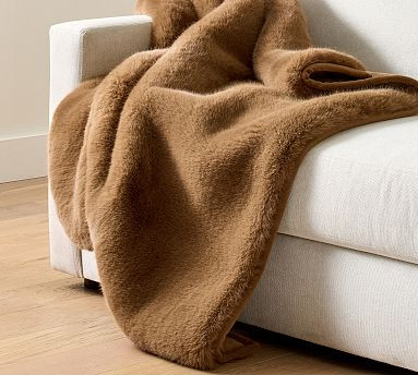 Faux Fur Mink Throw | Pottery Barn (US)