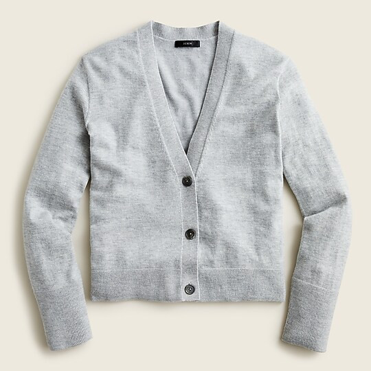 Featherweight cashmere cinched-waist cardigan | J. Crew US