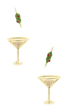 BaubleBar Martini Earring Set in Gold from Revolve.com | Revolve Clothing (Global)