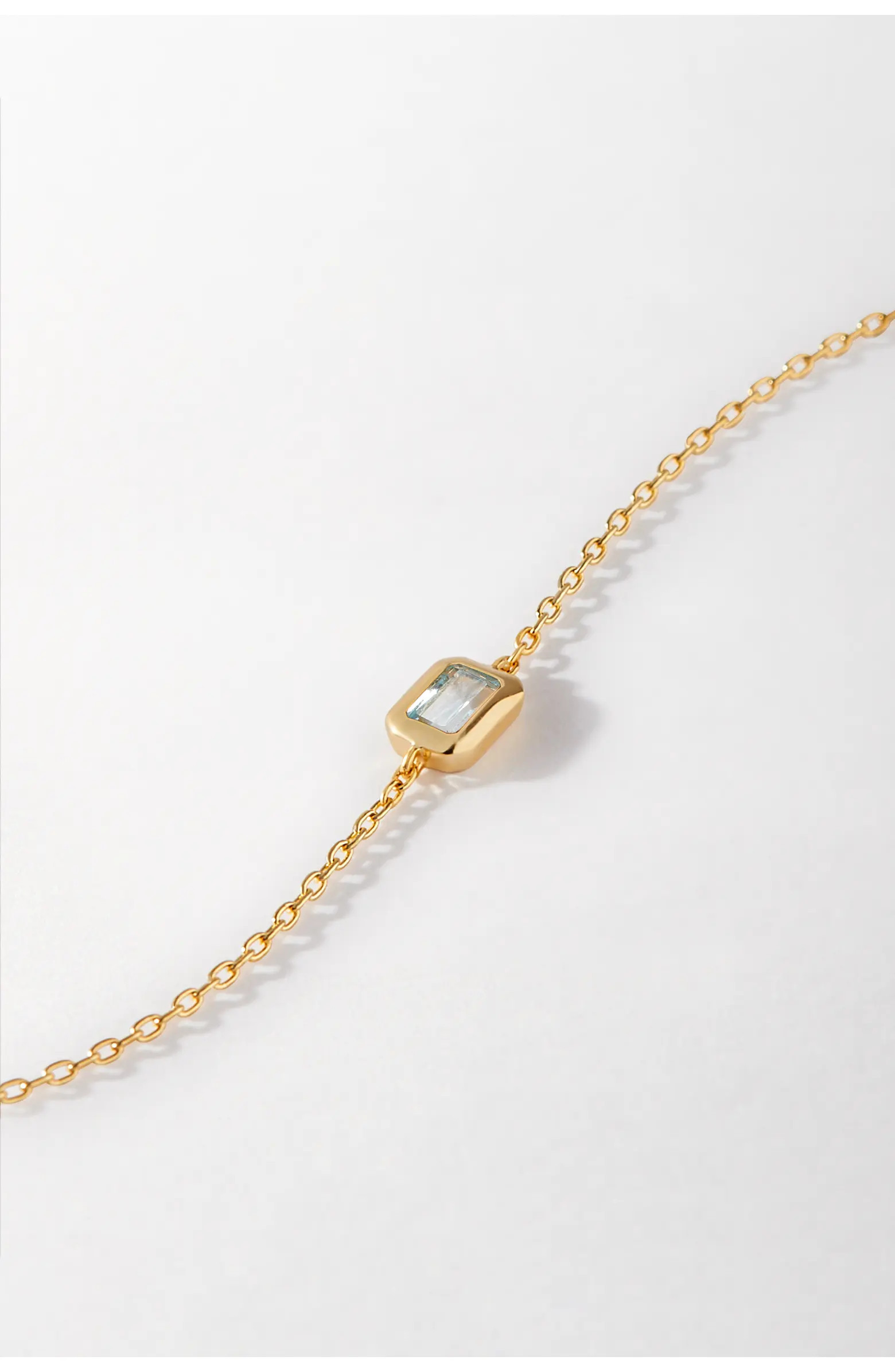 Edge of Ember Deco Birthstone Bracelet | Nordstrom | Nordstrom