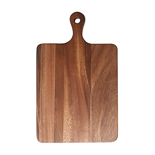 Muso Wood Acacia Cutting Board for Kitchen, Wooden Chopping Board with Handle to hang, Square Bread Pizza Cheese Board, Charcuterie Board Used for Serving Platter 15.7x9.8 inch | Amazon (US)