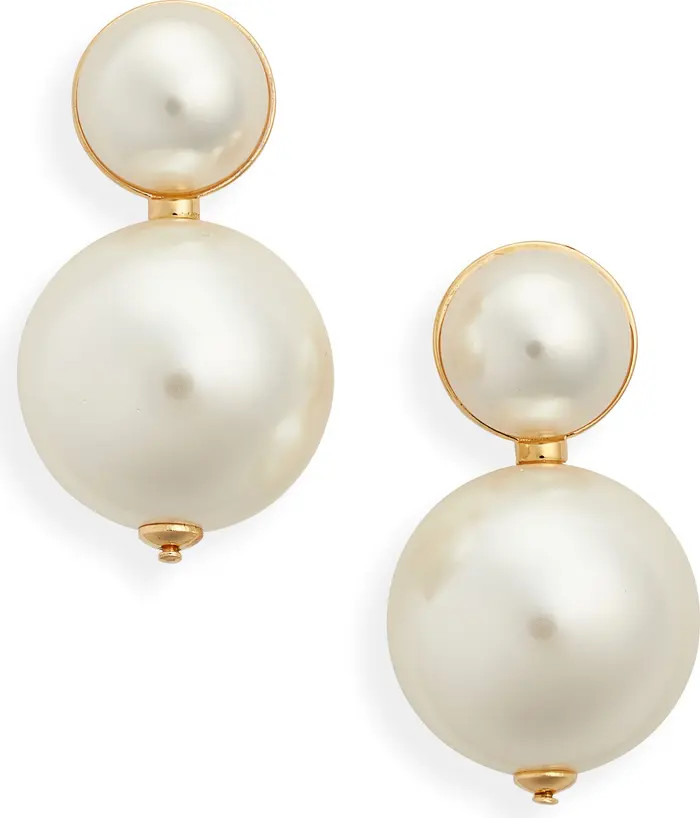 Lele Sadoughi Imitation Pearl Drop Earrings | Nordstrom | Nordstrom