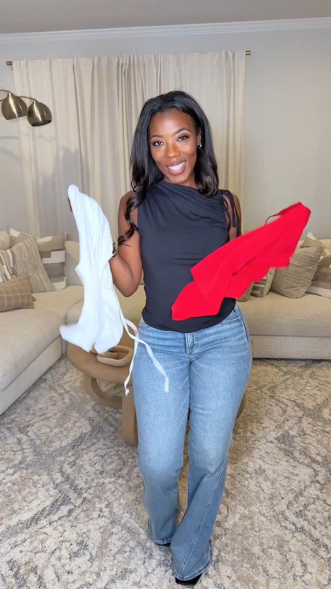 Amazon x @Express match up that we didn’t know we needed! The Tahir and jeans combo is too perfect for the summer!

#LTKmomlife #LTKootd #LTKMidsize