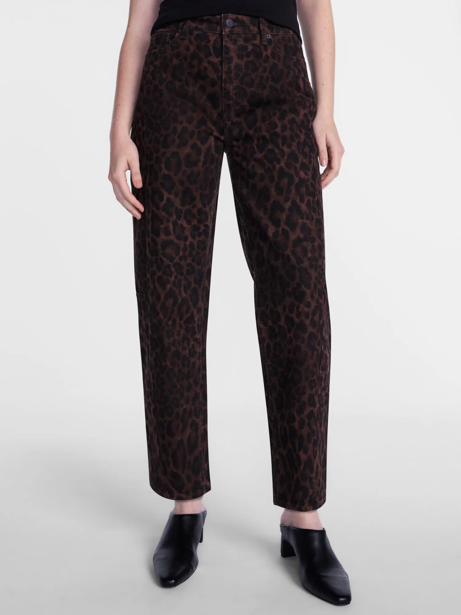 Scenario Women's and Women's Plus High Rise Barrel Jeans, 28" Inseam, Sizes 0-28W | Walmart (US)