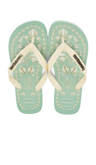 Havaianas FLIP FLOPS TOP TROPICALIA in Mint. | Revolve Clothing (Global)