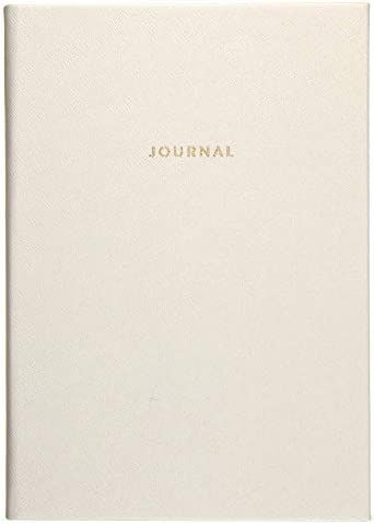 Eccolo Lined Journal Notebook, Hard Cover, White Saffiano, 256 Ruled Pages, Medium 5.75-x-8.25 inche | Amazon (US)