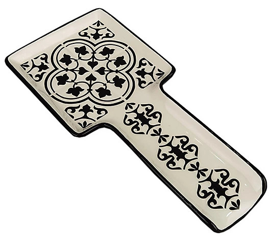 Young's Inc. Moroccan Tile Inspired Spoon Rest - QVC.com | QVC