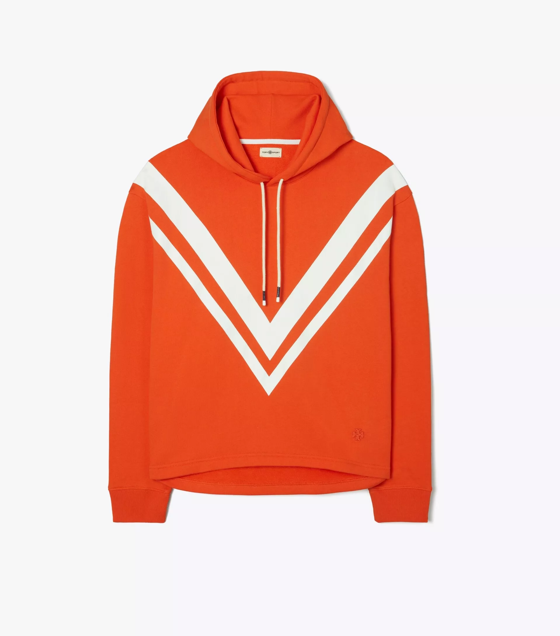 French terry chevron online hoodie