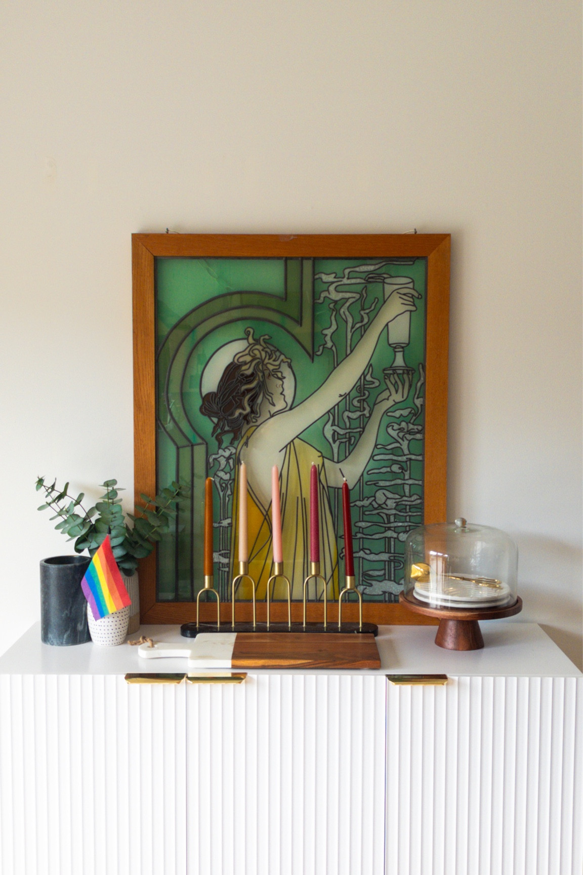 Creating sapphic spaces ✨

Being a part of a minority group means the world inherently isn’t designed for you. That’s why we love making our home the sapphic oasis of our dreams. Our design aesthetic has become whimsically feminine and subtly sapphic.

We try to thrift a lot of our art, but here are some fun pieces you can incorporate into your home for a sapphic pop 🏳️‍🌈 

#LTKhome #LTKfindsunder50 #LTKstyletip