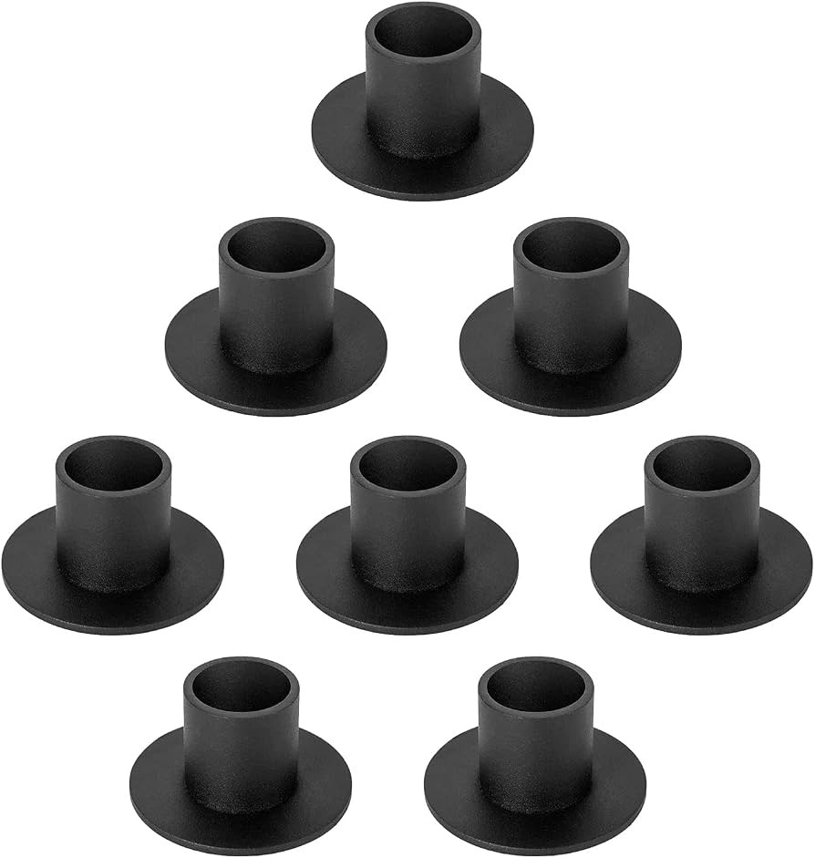 Amazon.com: Gute Taper Candle Holder, Candle Holders for Pillar Candles, Matte Black Candlestick ... | Amazon (US)