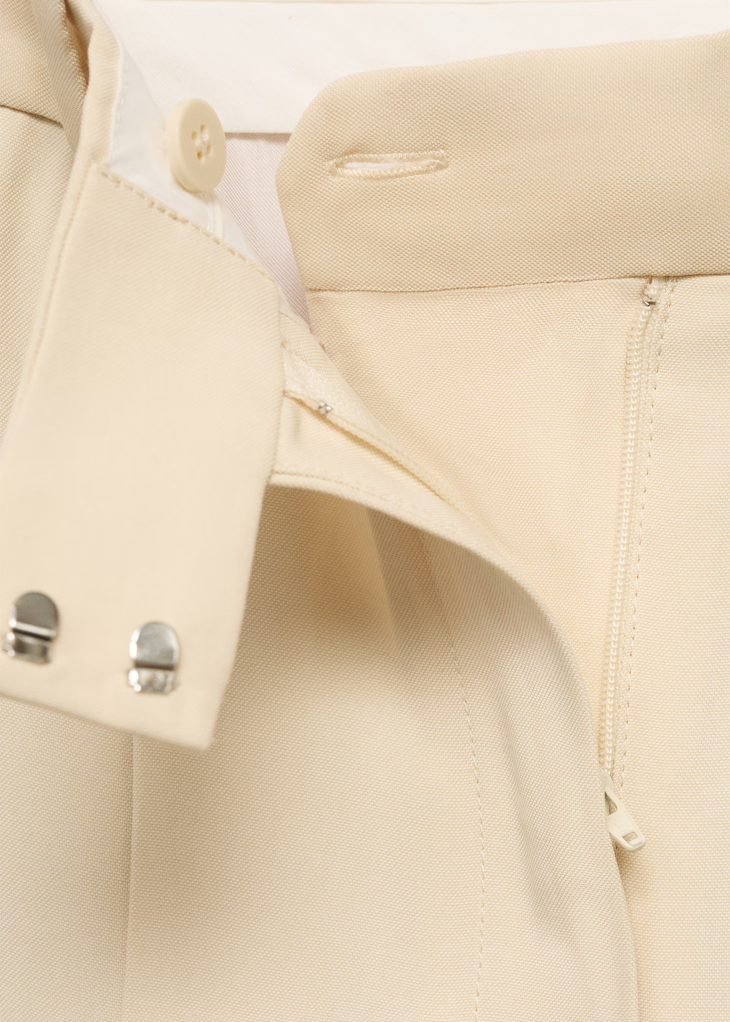 Pleated wideleg suit trousers | Mango (US/MX/AU)
