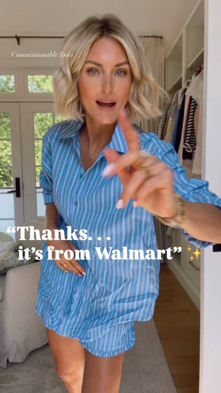 These finds from Walmart are so good 👏🏼 this matching set is so versatile! So excited to wear it as a swimsuit coverup or for a morning coffee run! Wearing S.

Loverly Grey, Walmart find, Walmart fashion, matching set, swim coverup, vacation outfit ideas

#LTKootd #LTKSeasonal #LTKTravel