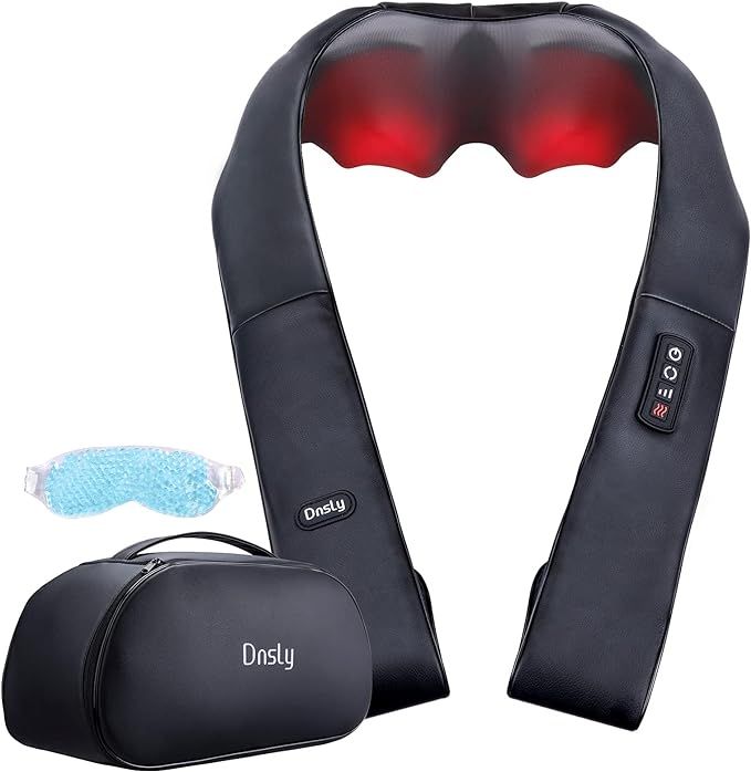 Dnsly Shiatsu Massagers for Neck and Back - Electric Shoulder Massager with Heat and Adjustable S... | Amazon (US)