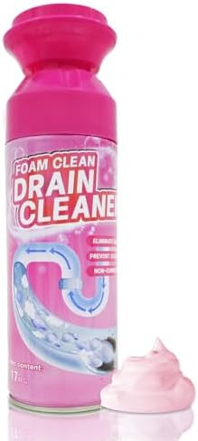 Foam Drain Cleaner, Drain Sink Cleaner and Deodorizer, Clog Remover for Kitchen, Sinks, Tubs (1 P... | Amazon (US)