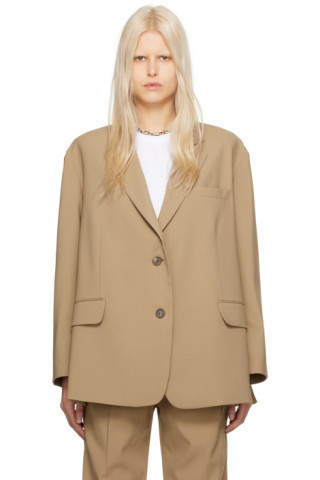 Beige Bea Blazer | SSENSE