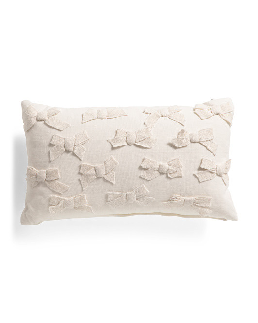 14x24 Coco Bow Pillow | TJ Maxx