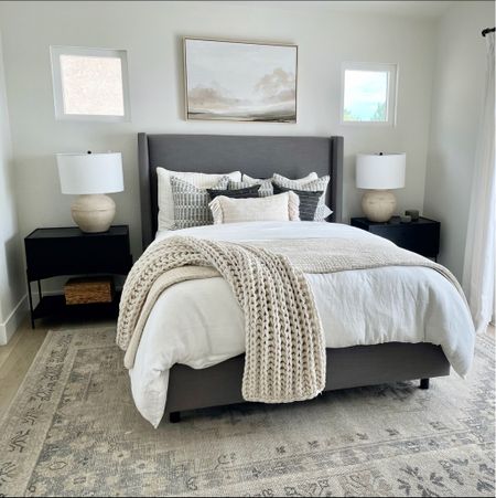 Woke up to a progress photo of my client’s master bedroom. 🙌🏻 Such a great way to start the week! 

We offer local & online interior design services. Click link in bio (or visit mendezmanor.com) to view our affordable flat rate packages and book a call to learn more!

#masterbedroom #masterbedroomdesign #queenbed #potterybarn #bedroomrug

#LTKhome