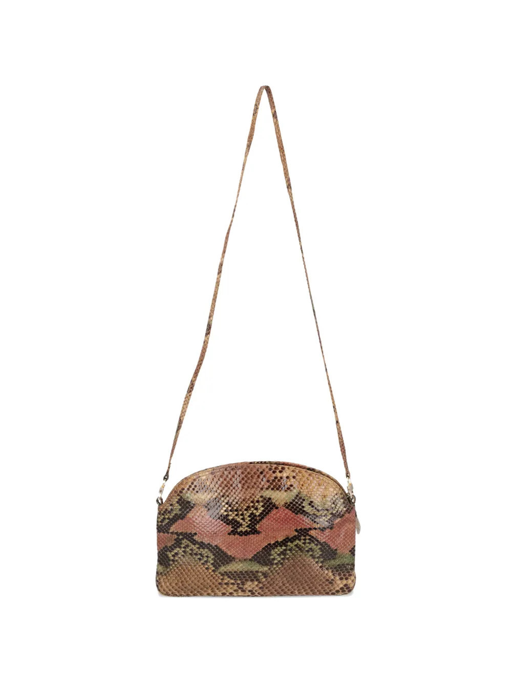 Vintage snakeskin-pattern shoulder bag - Neutrals | Farfetch Global