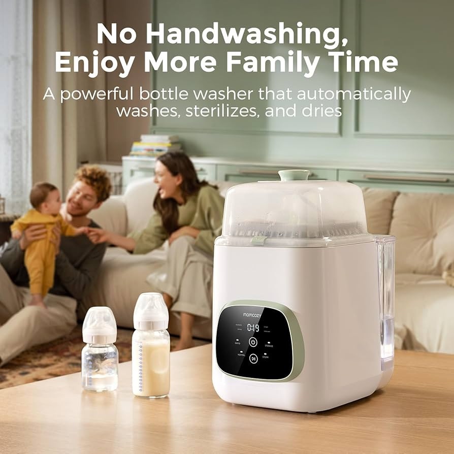 Momcozy KleanPal Pro Baby Bottle Washer, Sterilizer & Dryer - All-in-One Cleaning Machine for Bot... | Amazon (US)