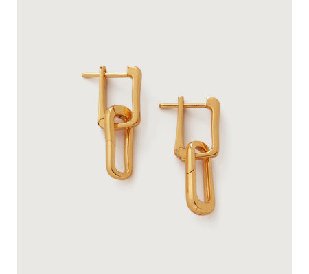 Alta Capture Charm Earrings | Monica Vinader (Global)