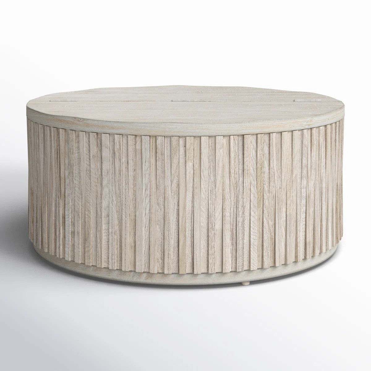 Joss & Main Sylvia Solid Wood Drum Coffee Table with Storage & Reviews | Wayfair | Wayfair North America