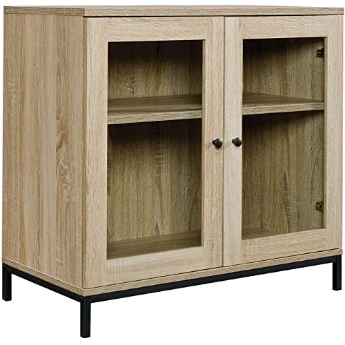 Sauder 420035 North Avenue Display Cabinet, For TVs up to 32", Charter Oak finish | Amazon (US)