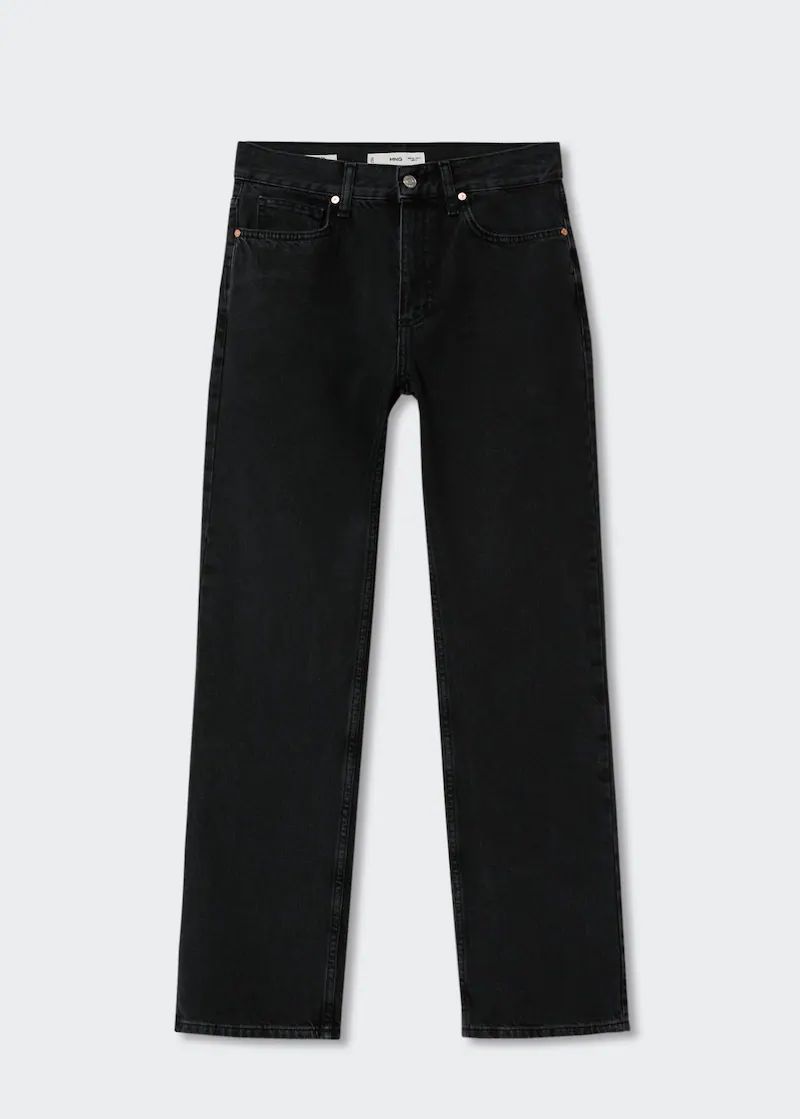 Mid-rise straight jeans -  Women | Mango USA | MANGO (US)