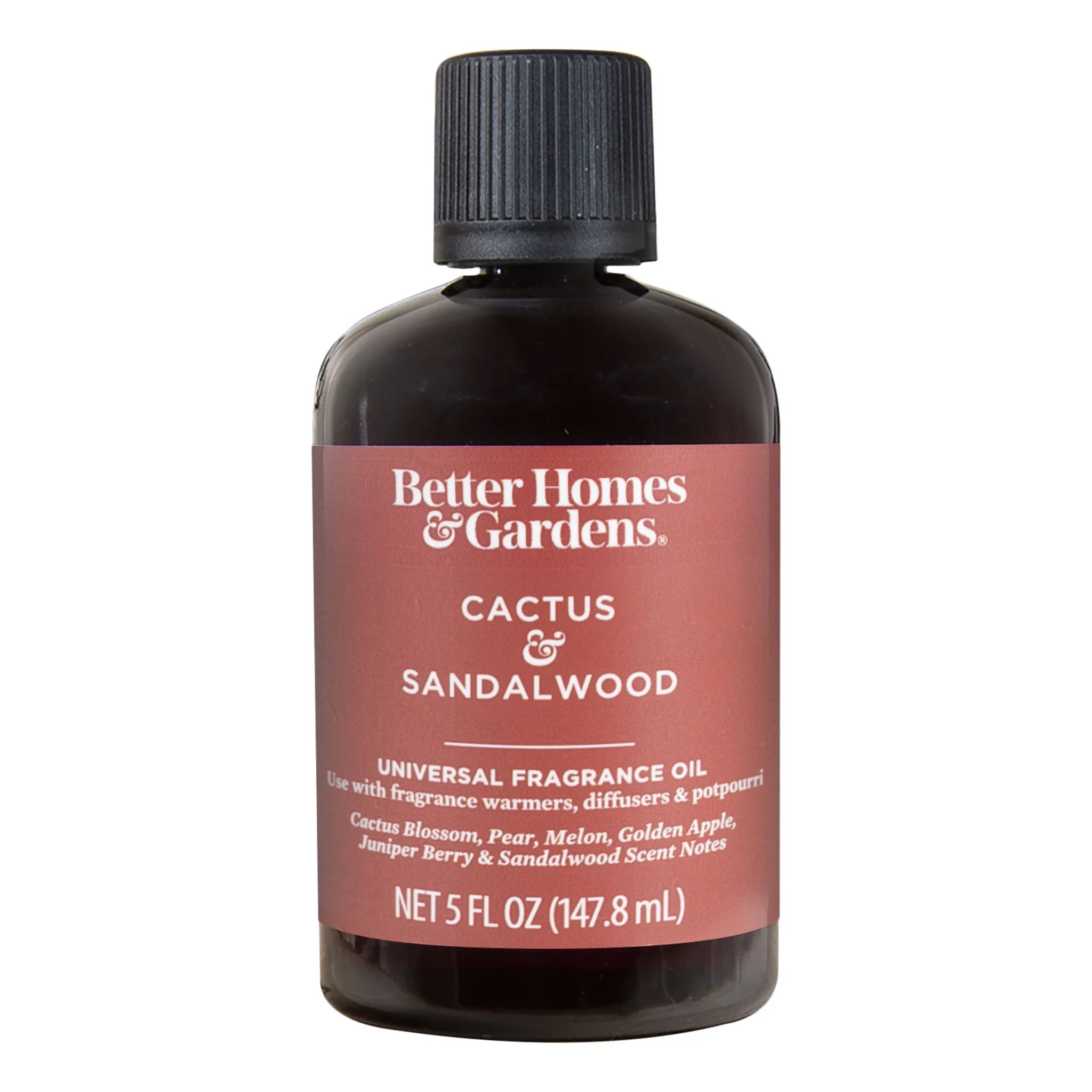 Better Homes & Gardens Universal Fragrance Oil, Cactus & Sandalwood, 5 fl oz, for use with Fragra... | Walmart (US)
