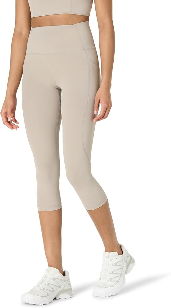 Amazon Essentials Women's Active FormFlex Buttery Soft High Waist 19" Inseam Capri Yoga Workout L... | Amazon (US)