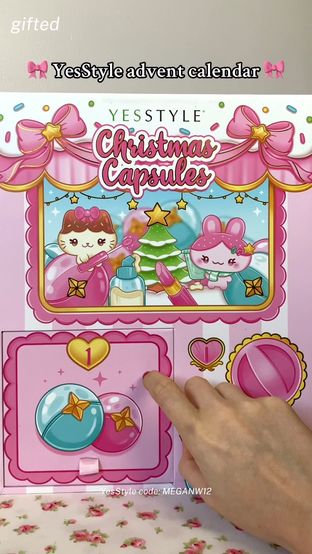 YesStyle code: MEGANW12 🎀 thank you to @yesstyle for sending me this beauty advent calendar to unbox! 

🎀 what’s inside (days 1-12)
1. @tirtir_official toner + cleansing balm
2. @periperaofficialusa clear lip gloss
3. @goodal_official serum
4. Macqueen mascara
5. @round.lab birch juice sun stick
6. @aestura_us ato barrier 365 cream
7. @unleashia Official ballerina shower pallete
8. Belief eye cream
9. @lilybyred_official blush
10. @anua_global 10% niacinamide 4% TXA serum
11. @colorgram_global contour stick
12. @somebymi.official_us spot treatment

#yesstyle #yesstylehaul #adventcalendar #christmas #christmas2024 #giftideas

#LTKHoliday #LTKBeauty #LTKGiftGuide