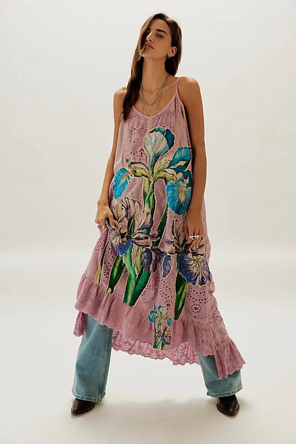 Magnolia Pearl Eyelet Beya Iris Cami Maxi Dress | Free People (Global - UK&FR Excluded)