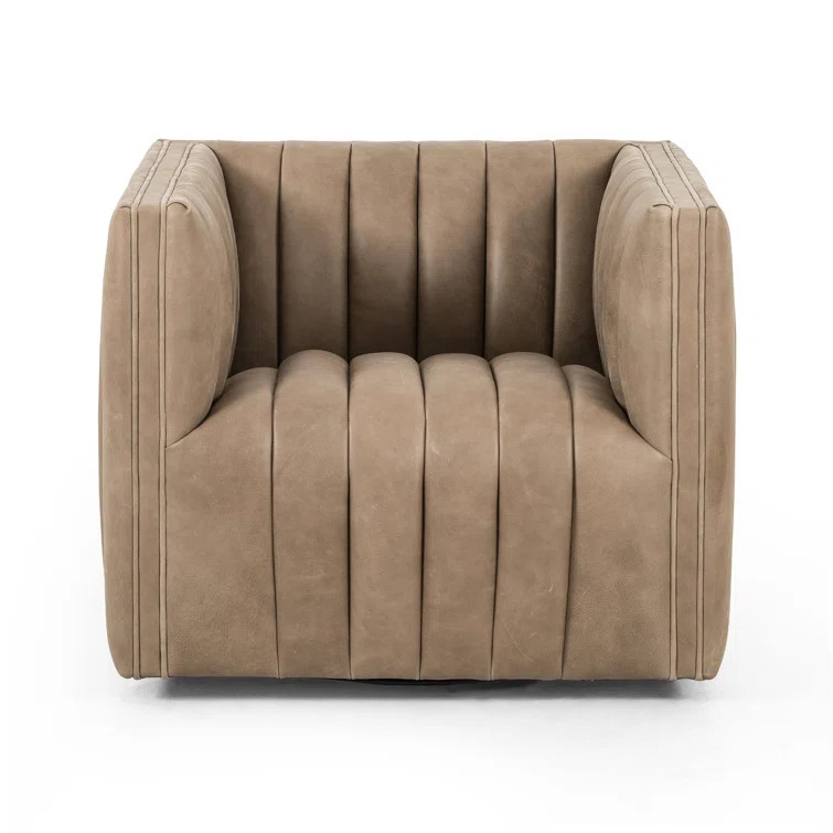 Brandt 32'' Wide Tufted Swivel Club Chair | Wayfair North America