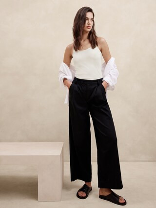 Ribbed Scoop-Neck Tank | Banana Republic Factory