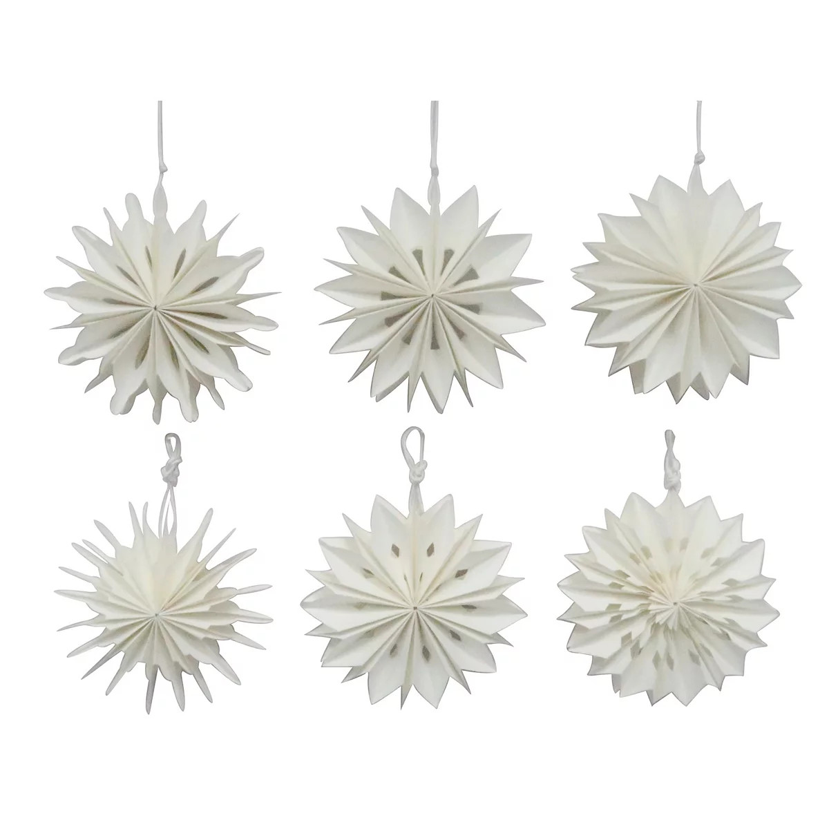 St. Nicholas Square® 6-pc. Paper Snowflake Christmas Ornament Set | Kohl's