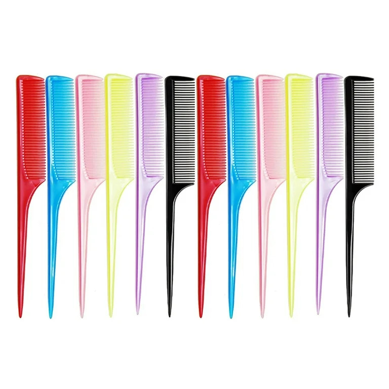 Sturdy Rat Tail Combs for Salon Hair Stylist - Fine-Tooth Hair Comb with Handle | Walmart (US)