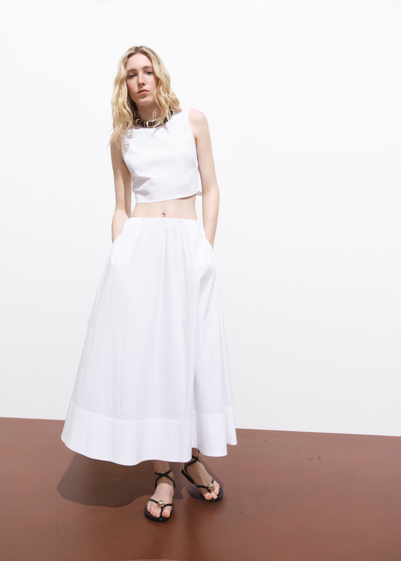 Flared cotton skirt - Women | MANGO United Kingdom | MANGO (UK)