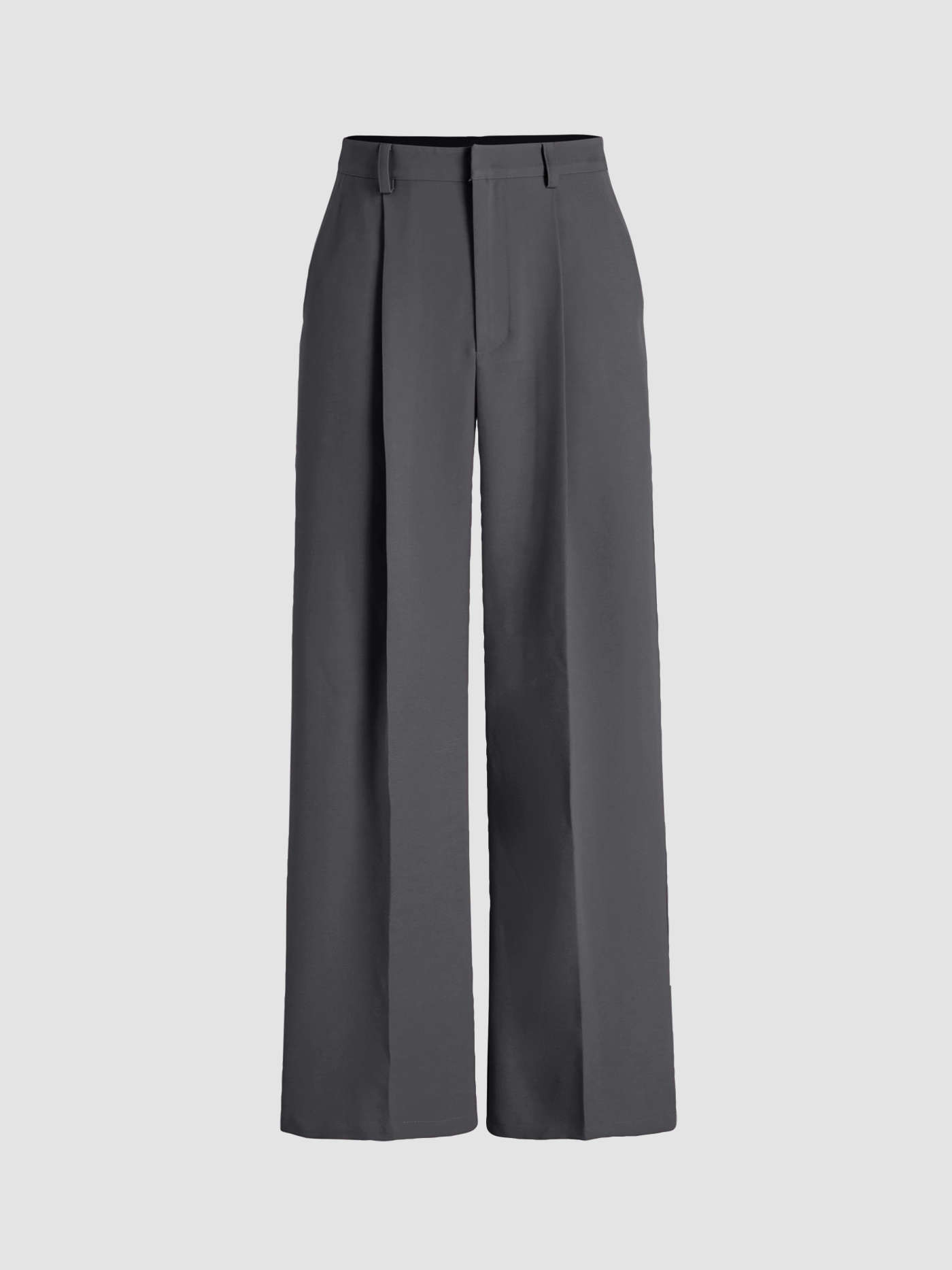 Pantalons taille haute plissés à jambes larges Petite | Cider