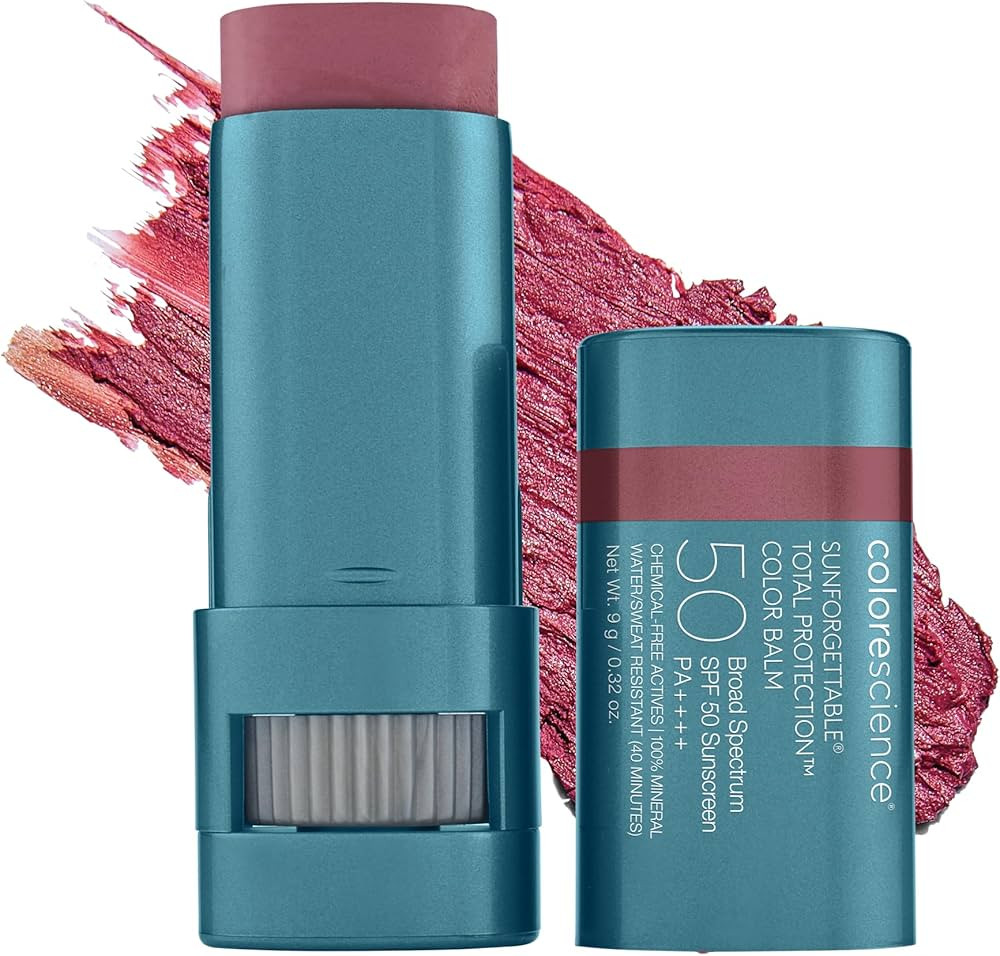 Colorescience Sunforgettable Total Protection Color Balm SPF 50, Mineral, Broad Spectrum, Buildab... | Amazon (US)
