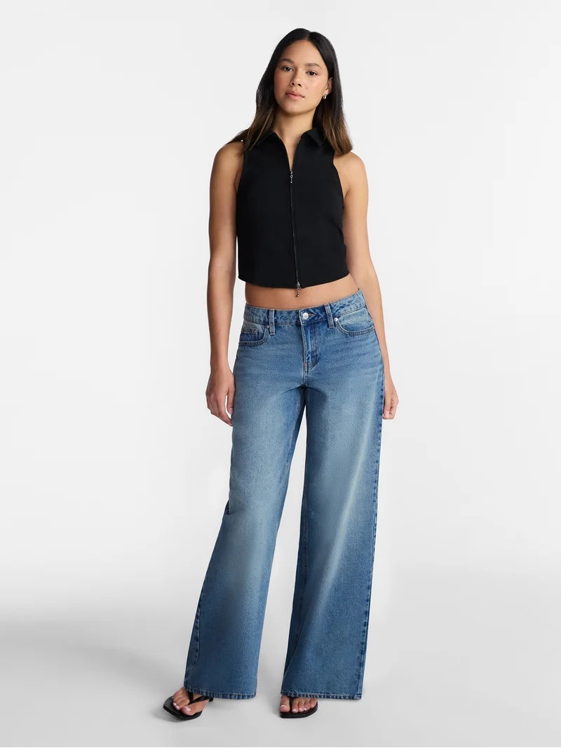 No Boundaries Low Rise Baggy, Women's 00-26W | Walmart (US)