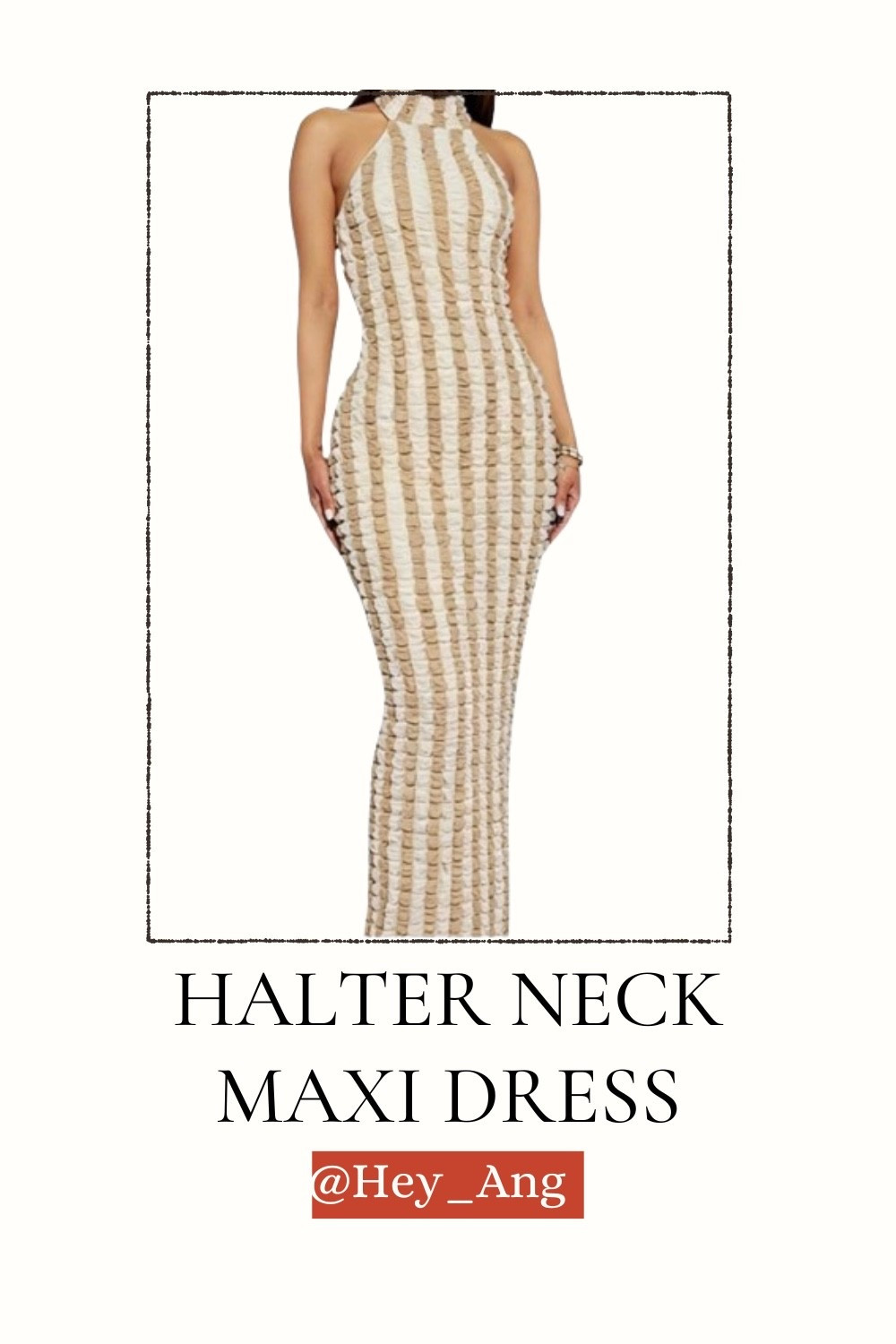 I love this halter neck maxi dress. I like that it’s fitted and tall friendly. Would be great for a vacation. Comes in other colors. 

#LTKTall #LTKTravel