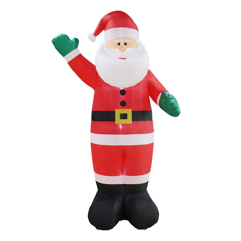 (IN34) Waving Santa Inflatable, 12' | At Home