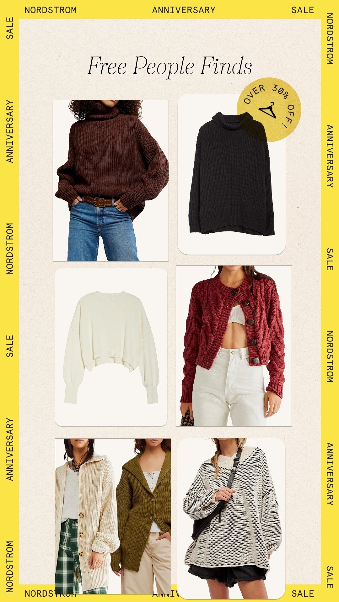 My Nordstrom sale picks!! Free people is rarely on sale. Looove their knitwear!!

#LTKSaleAlert