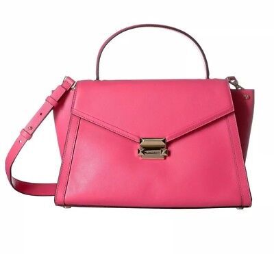 NWT Michael Kors Whitney Large Rose Pink Th Satchel 30T8GXIS3L | eBay US