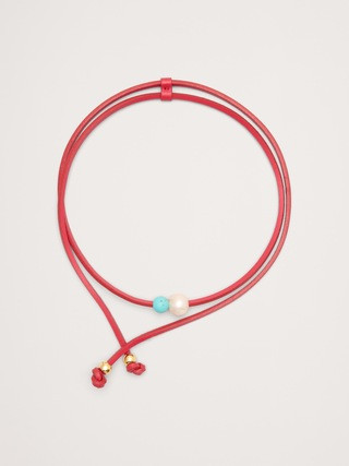 Stone Beaded Necklace | Banana Republic (US)
