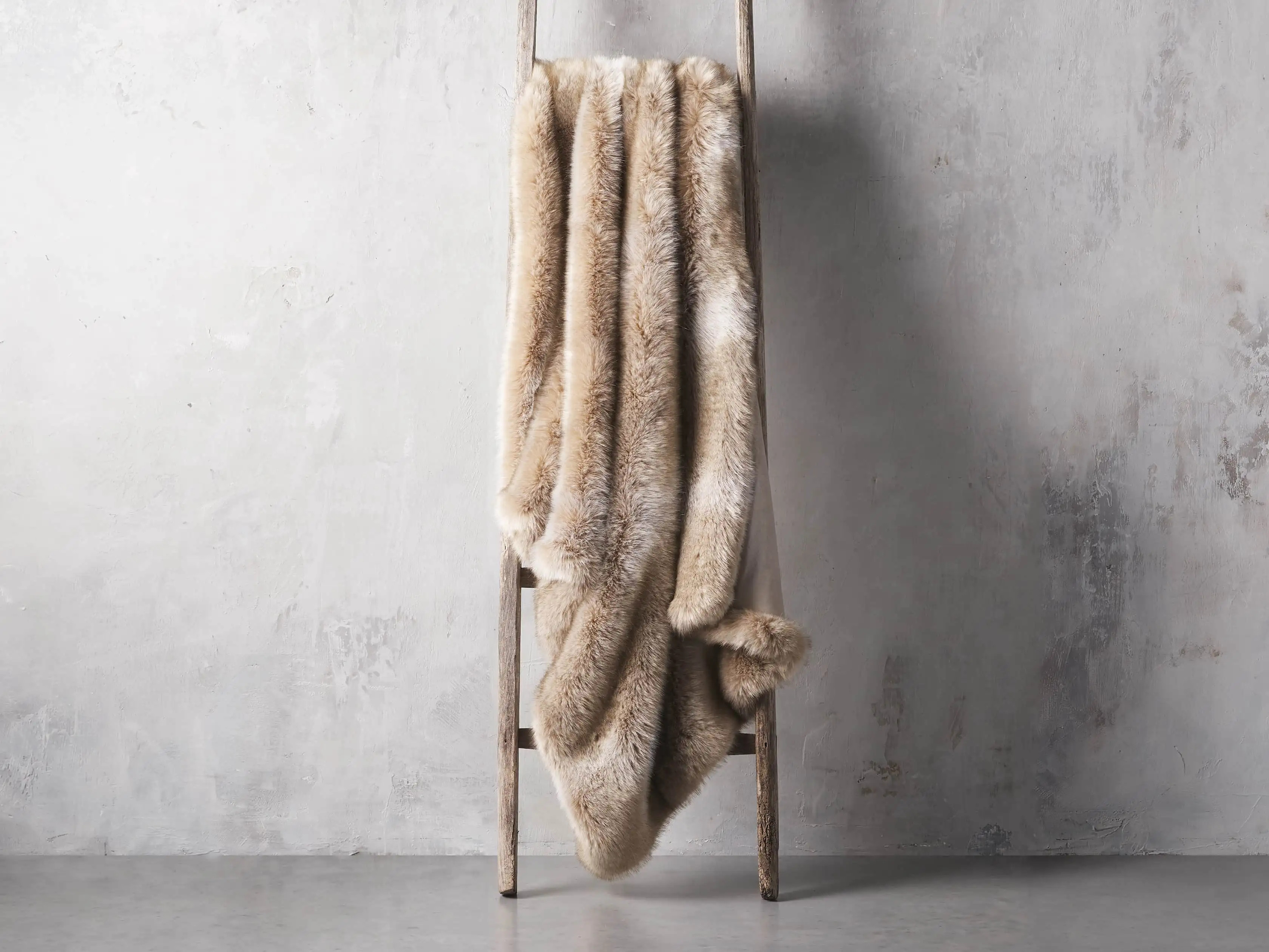 Luxe Faux Fur Throw | Arhaus