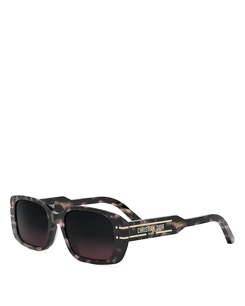 Dior DiorSignature S12I Rectangle Sunglasses, 53mm | Bloomingdale's (US)