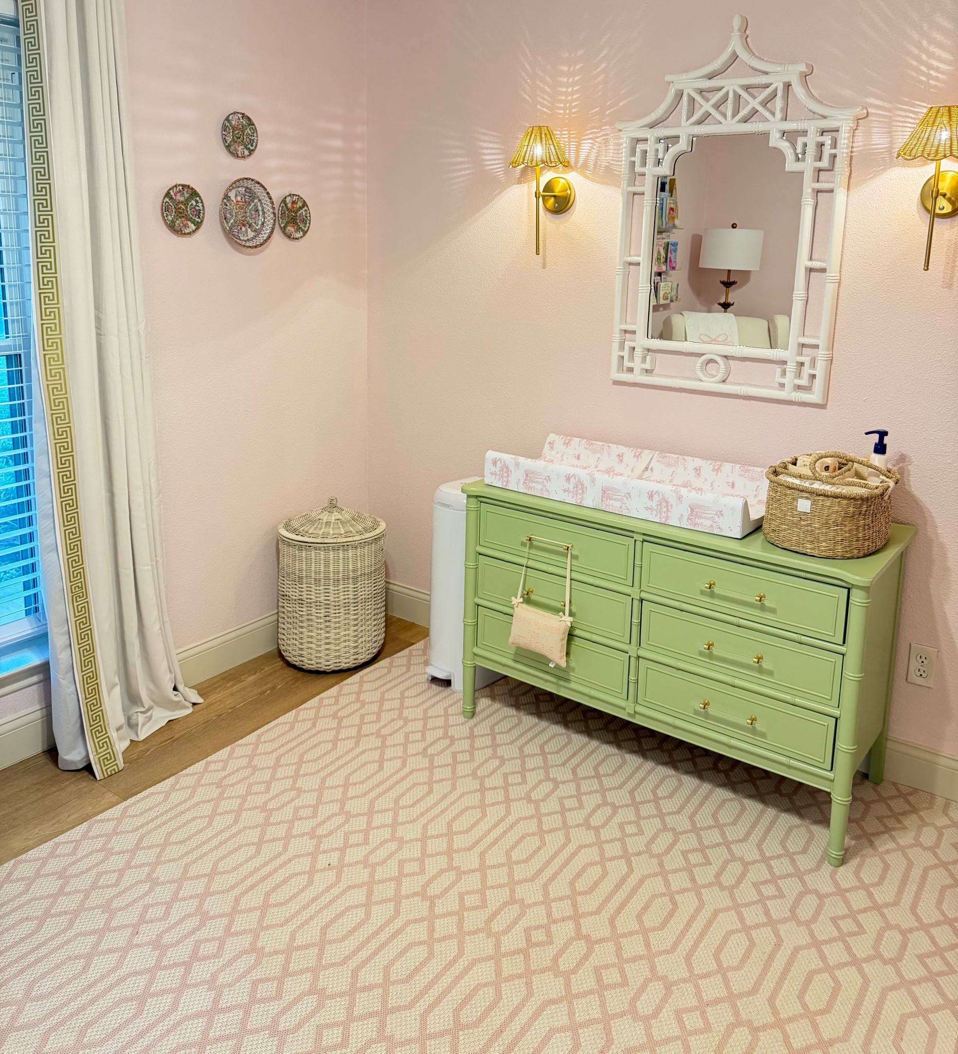Obsessed with this part of her nursery!
#preppy #nurserydecor #babygirl 

#LTKHome #LTKBump #LTKBaby