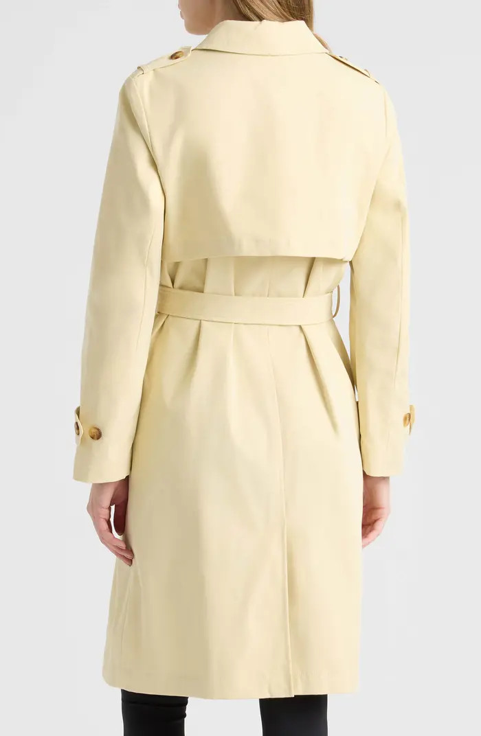 Ellen Tracy Belted Canvas Trench Coat | Nordstromrack | Nordstrom Rack