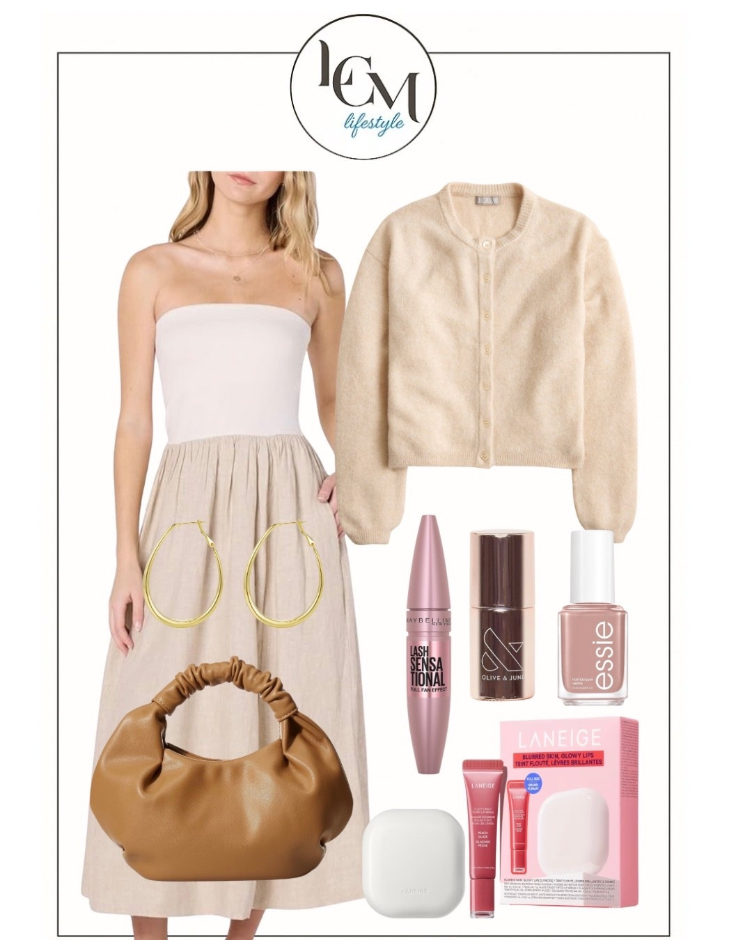 Perfect for your spring break trip and all the upcoming spring and summer days and nights! Neutral colors are so flattering and sophisticated. Mix + match this dress, sweater, bag and these gorgeous beauty picks, endlessly - taking all the guesswork out of creating stunning head to toe looks...

#springdresses #cardigan #camel #lcmlifestyle 

#LTKTravel #LTKBeauty #LTKSpringSale