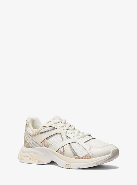 Leo Mixed-Media Trainer | Michael Kors US